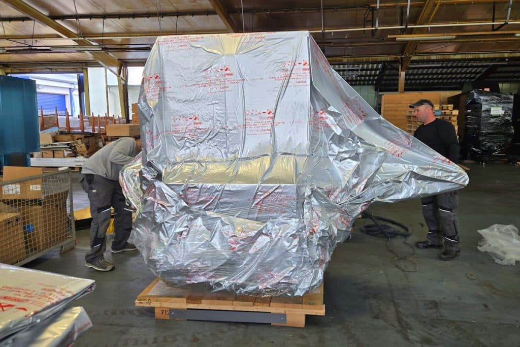 professionelle Maschinenverpackung als Service